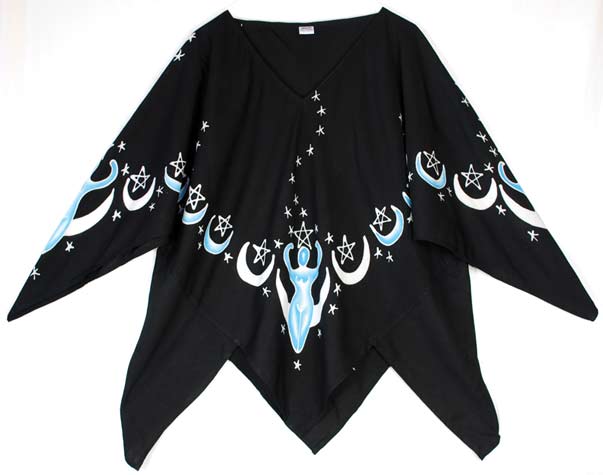 Moon Goddess Top Blouse Black image 0