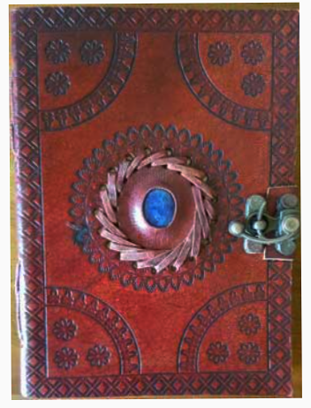 God's Eye Embossed leather w/ Latch - 5"x7" image 0