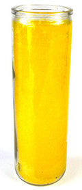 Yellow  7-Day Jar Candle image 0