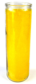 Yellow  7-Day Jar Candle image 0