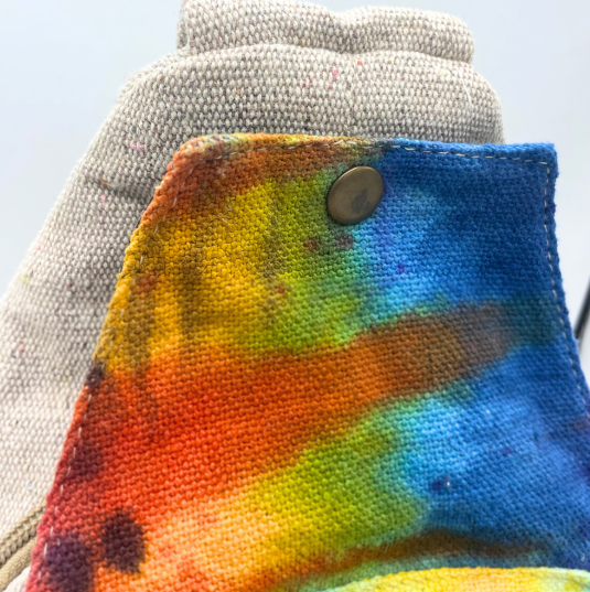 Hemp Sling Shoulder Bag Tie-dye image 4