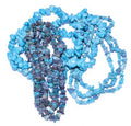 (11) Turquoise Chip Necklace 32" image 0