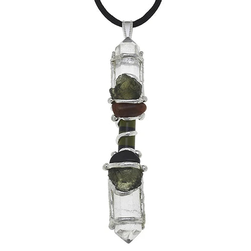 Protective Empowerment Moldavite Pendant image 0