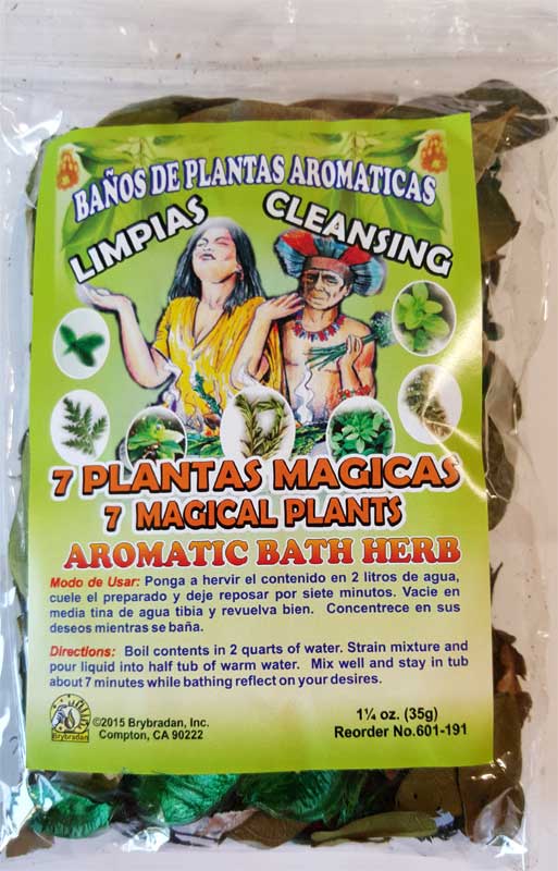 7 Magical Plants aromatic Bath Herb 1 1/4oz image 0