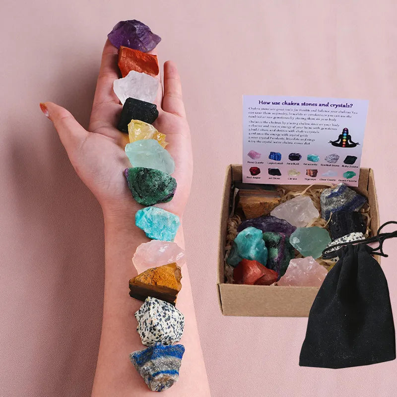 Natural Crystal Chakra Gift Set image 0