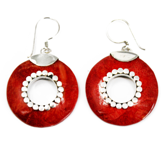 Earings 925 - Oval Décor Do-Nuts image 1