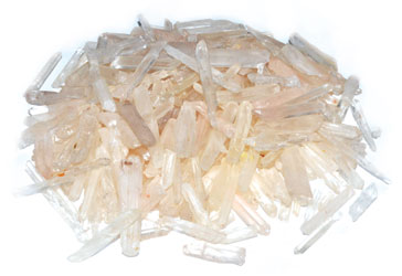 1 lb Lermurian Mini Quartz Points image 0