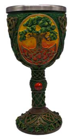 Tree of Life Chalice 7 1/4" image 0