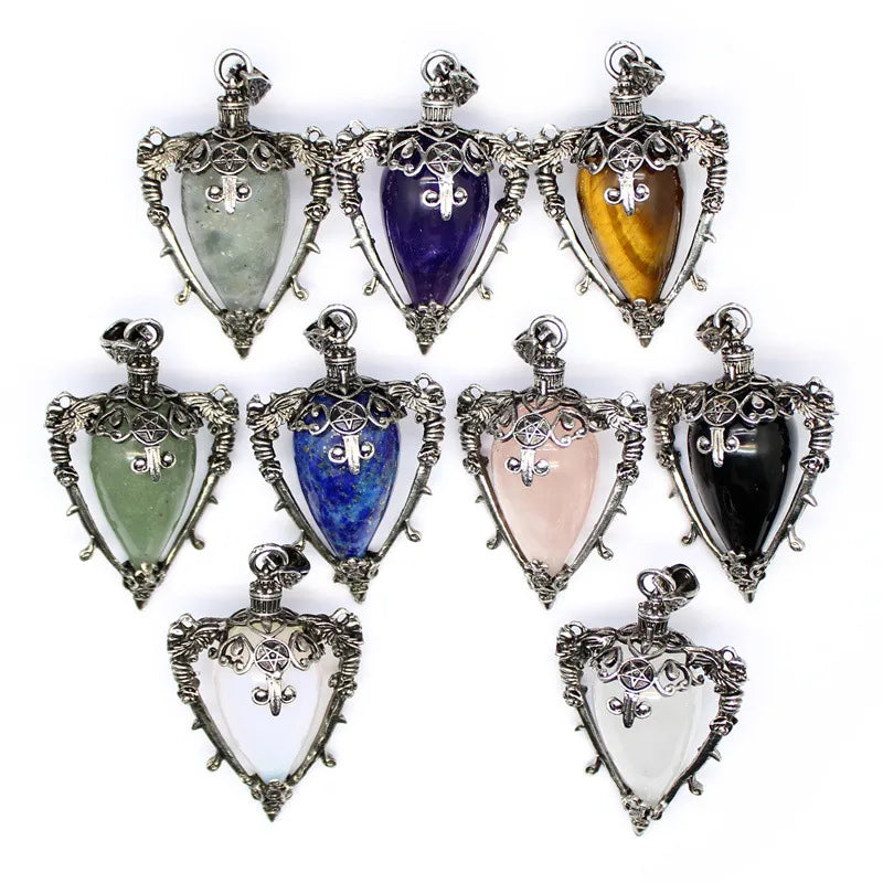 Agate Opal Water Droplets Pendant image 1