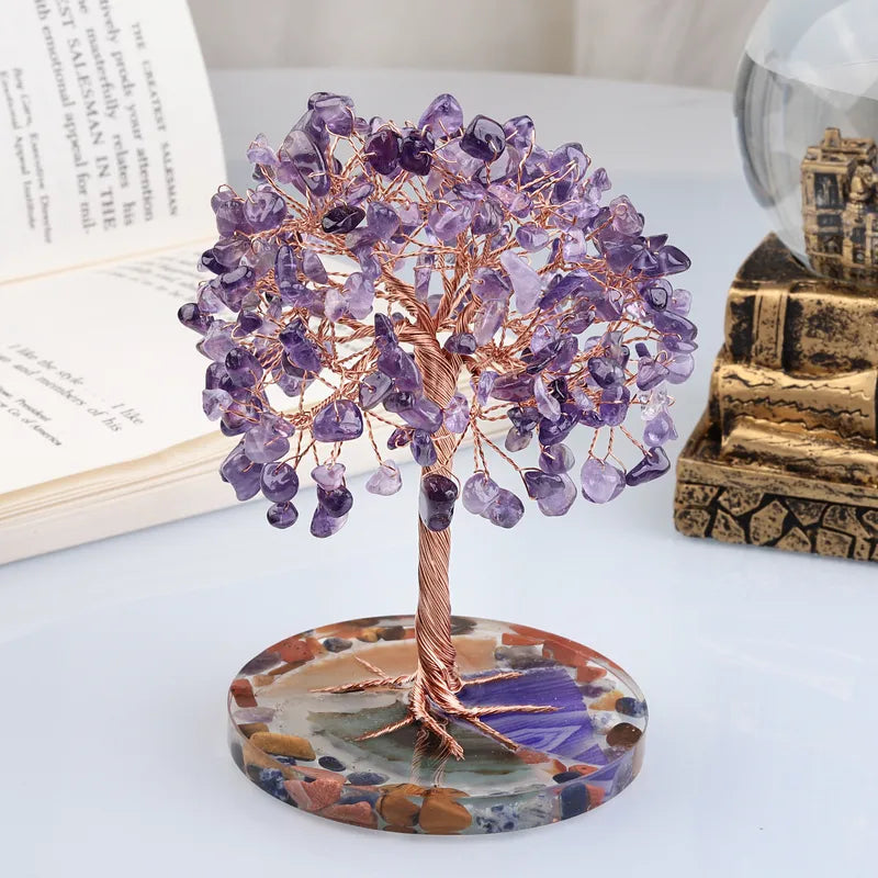 Crystal Natural Tree Agate Base image 0