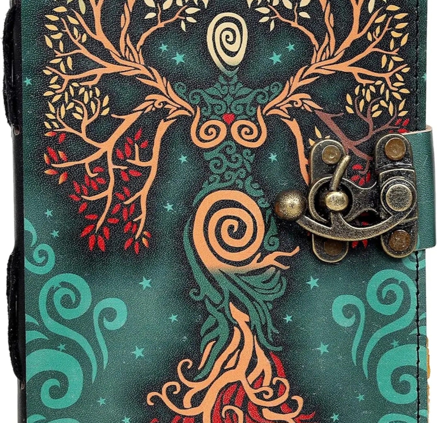 Goddess Aged Looking Paper Leather Journal w/ Latch image 2