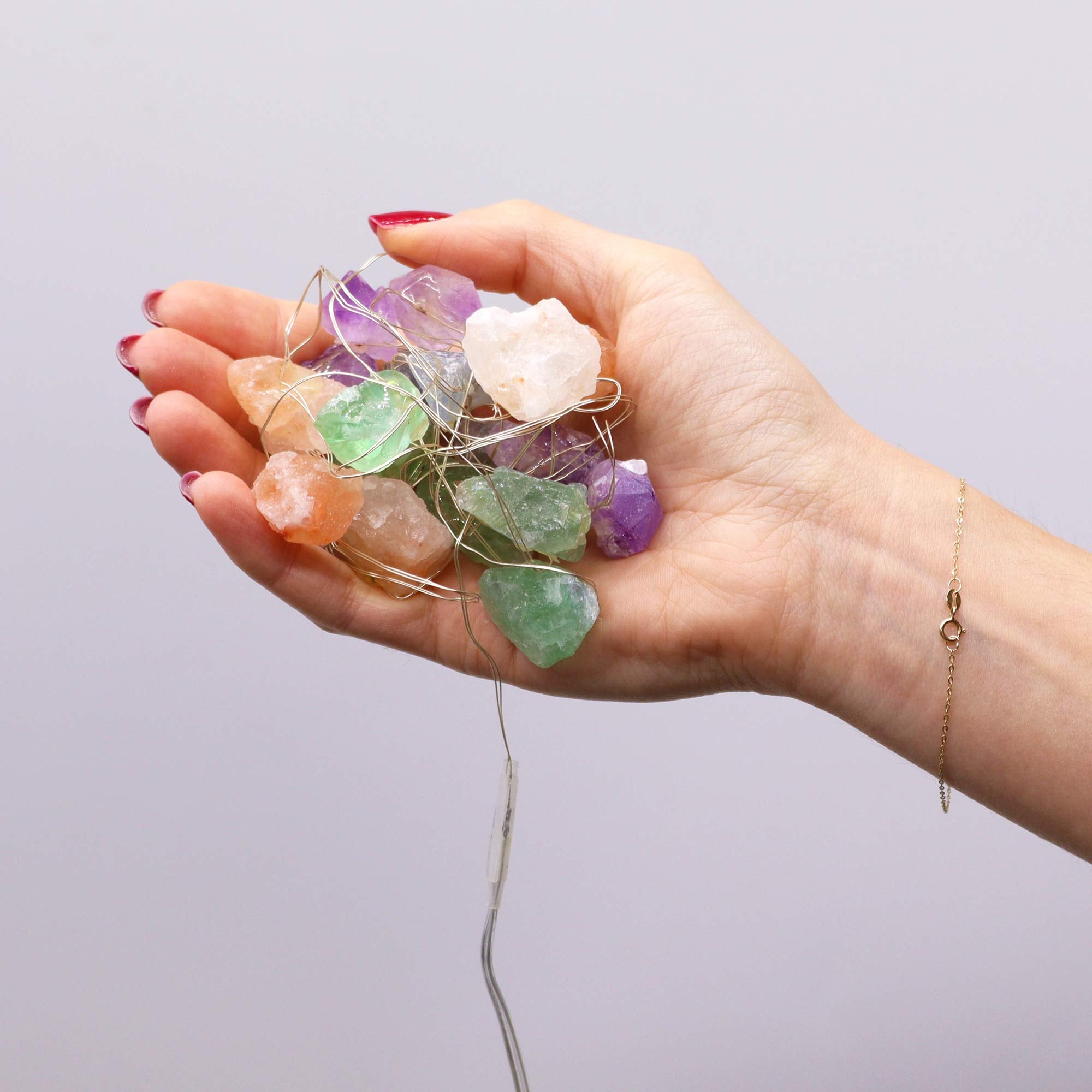 Gemstone Enchantment Lights - Mixed Rocks image 2
