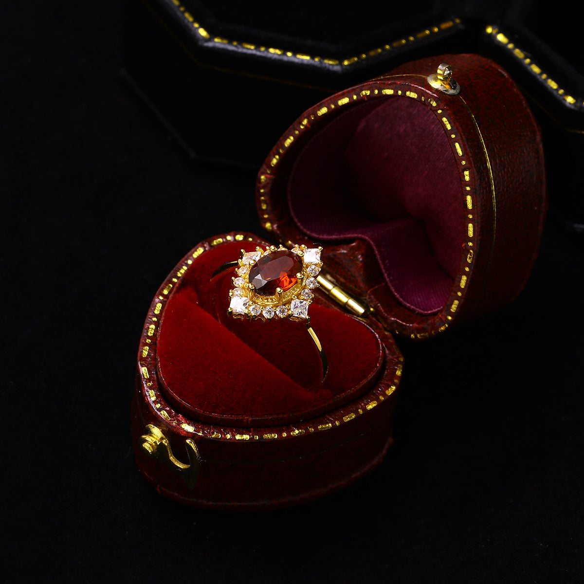 Garnet Natural Jewelry Set image 1