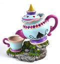 5" Alice Tea Pot backflow incense burner image 0