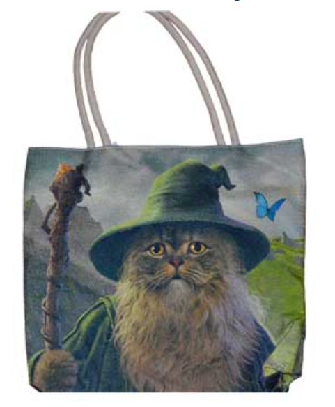 Catdalf Tote Bag 17"x17" image 0