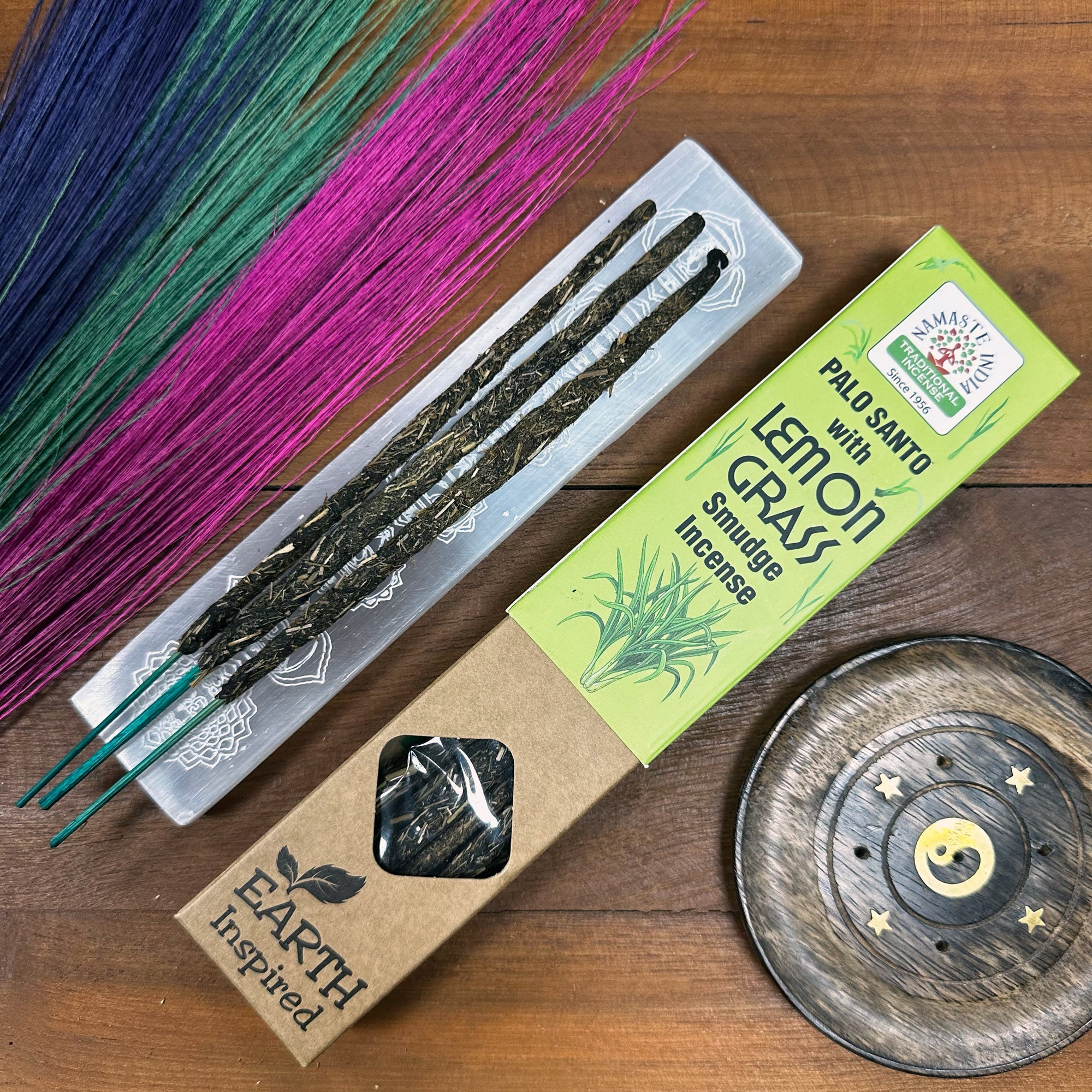 Earth Inspired Smudge Incense - Lemon Grass image 0