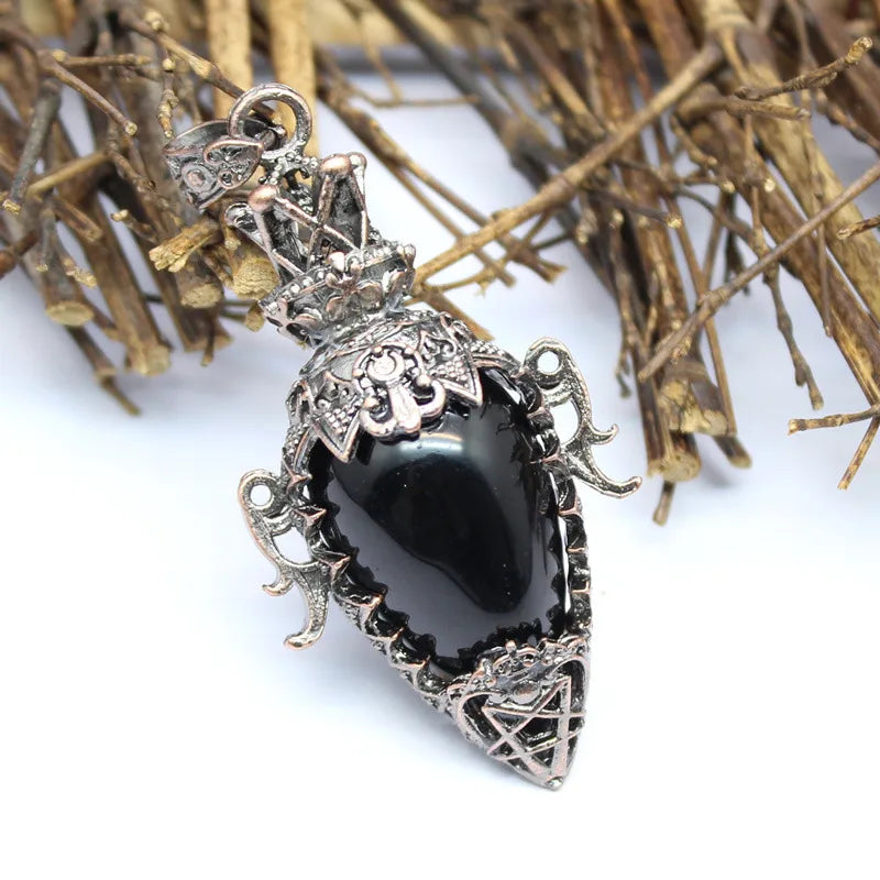 Natural Stone Geometric Pendant Jewelry Accessories image 8