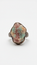 Raw Moldavite Cosmic Ring