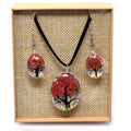 Pressed Flowers - Tree of Life set - Coral image 0