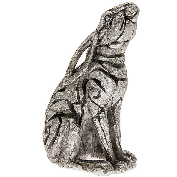 Sky Gazing Hare Etched Silver Resin image 0