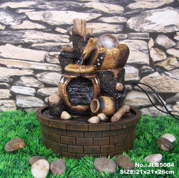 Pots Water Fountain Crystal Ball image 0