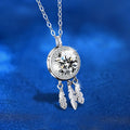 Dream Catcher 925 Sterling Silver Moissanite GRA Inlay image 0