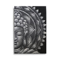 Grey Half Buddha Mandala 60x80cm image 0
