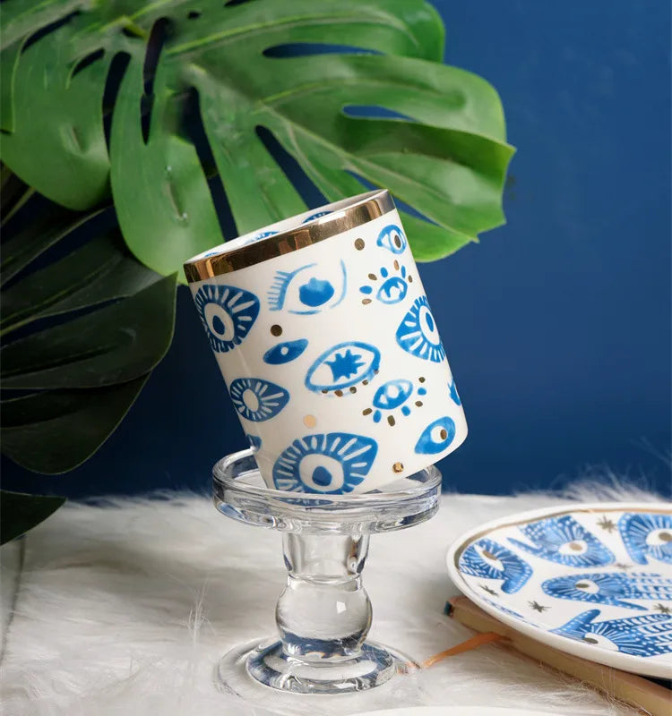 Hand Evil Eye Porcelain Dishware image 13