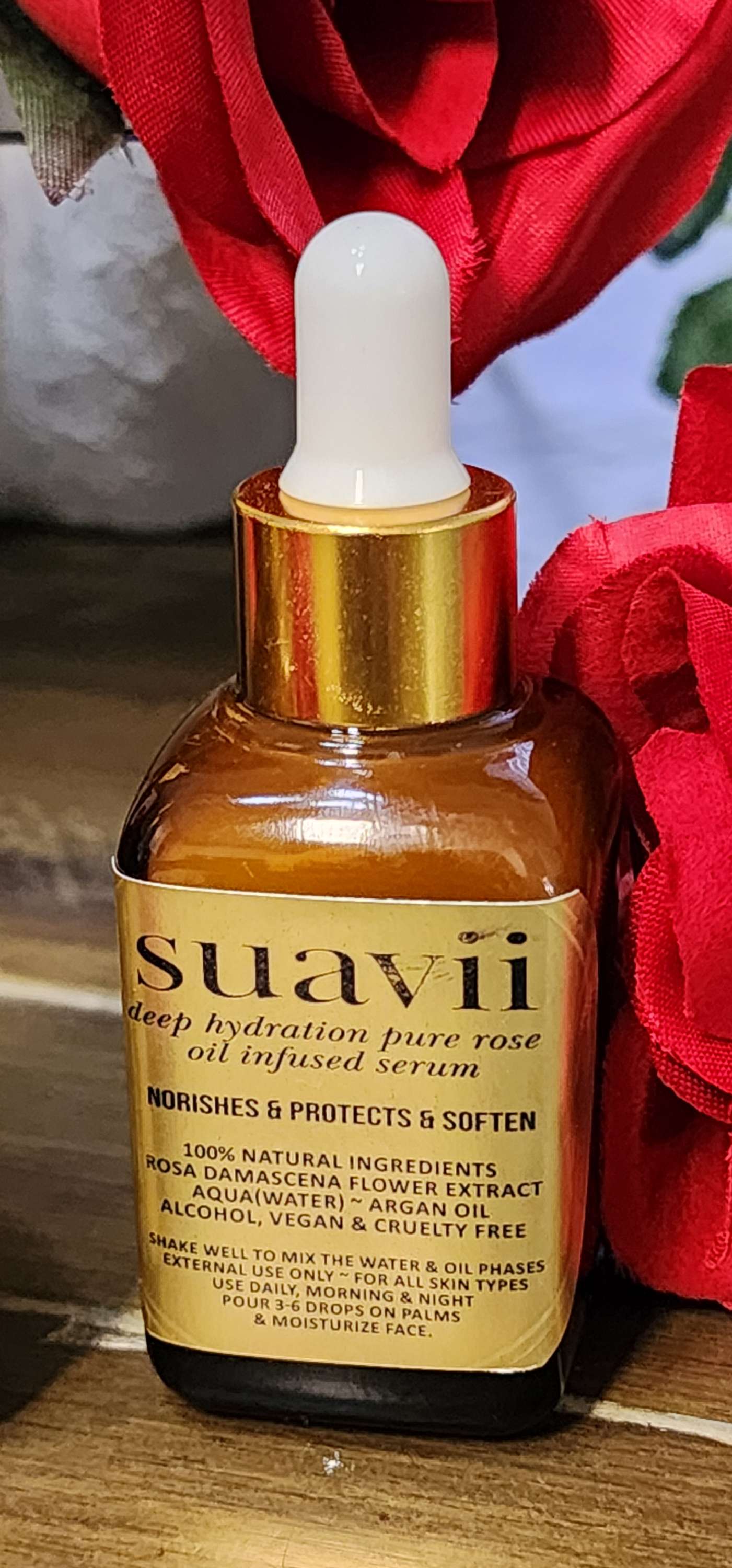 Suavii - Pure 100% Rose Oil Infused Serum image 1