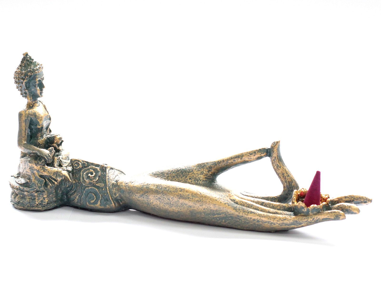 Antique Buddha - Incense Burner image 2