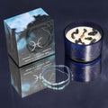Zodiac Crystal Candle with Gemstone Bracelet - Pisces image 0