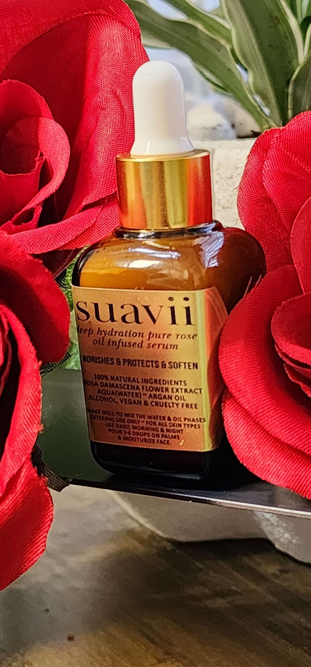 Suavii - Pure 100% Rose Oil Infused Serum image 2