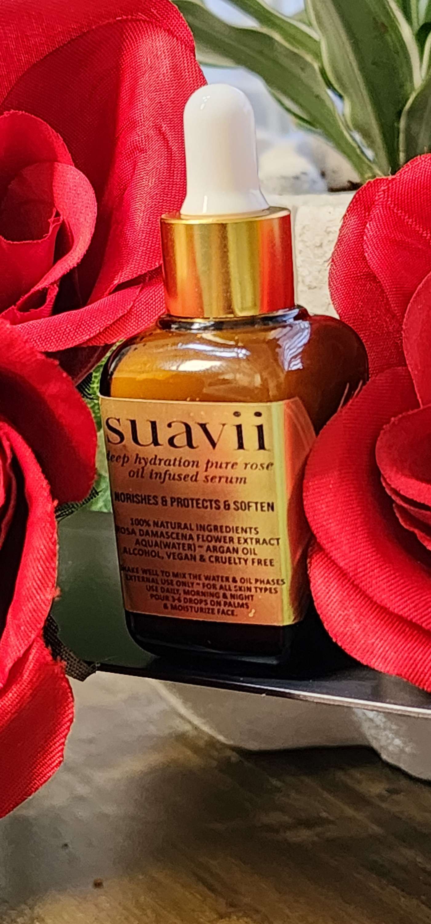 Suavii - Pure 100% Rose Oil Infused Serum image 2