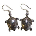 Silver Earrings - Turtles image 0