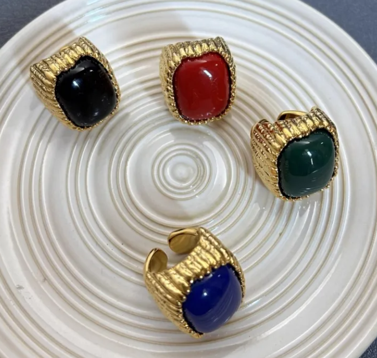 Arylic Allow Copper Open Ring (black1) image 3