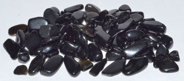 1LB Black Obsidian Tumbles image 0