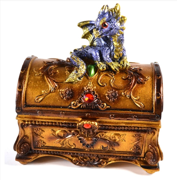 3" x 4 1/2" Dragon chest image 0
