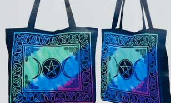 Triple Moon tote bag  15.7" x 17.7" image 0