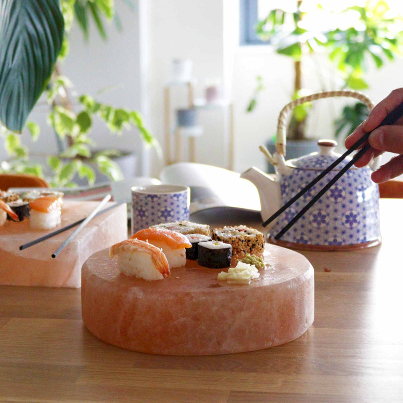 Himalayan Salt Cooking Plate - Round - 20x20x5cm image 1