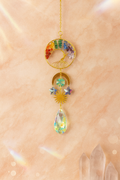 7 Chakra Tree of Life sun catcher 15" image 0
