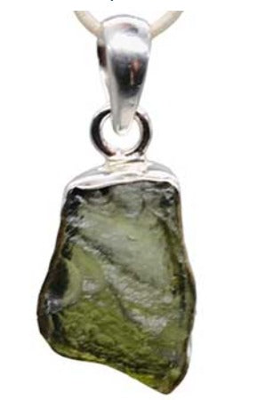 Moldavite Sterling Silver image 0