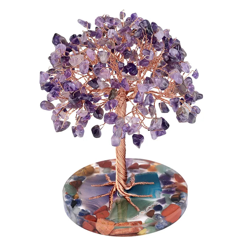 Crystal Natural Tree Agate Base image 4