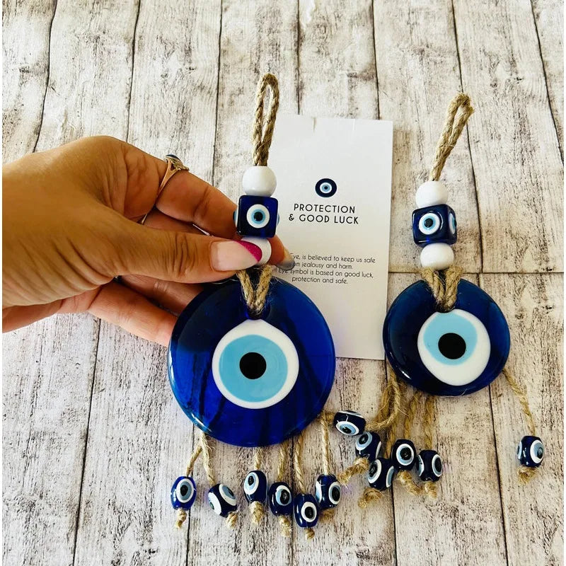 Evil Eye Glass Pendant Decor image 3