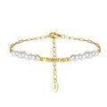 Freshwater Pearl Bracelets Simple Style 925 image 0