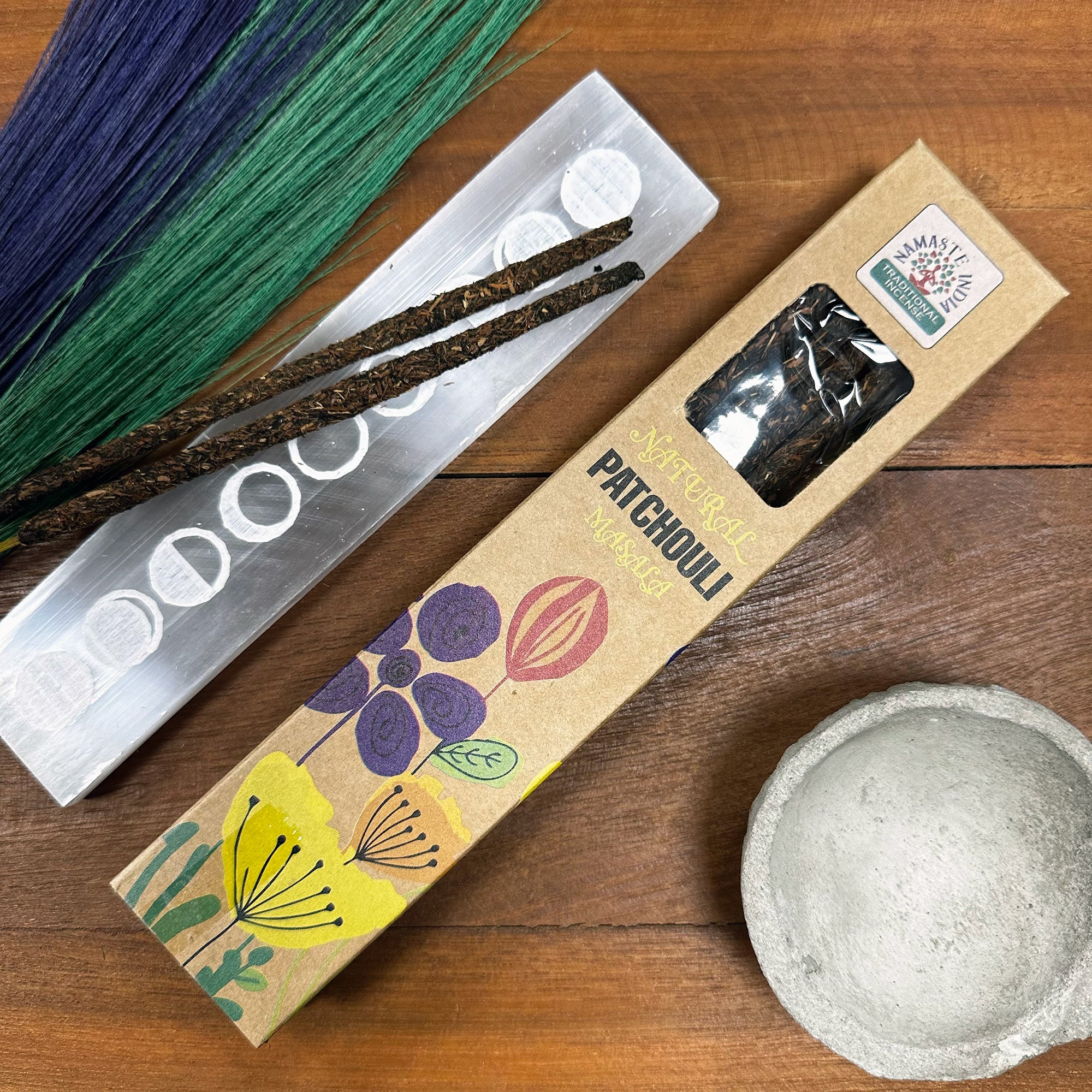 Natural Botanical Masala Incense - Patchouli image 0