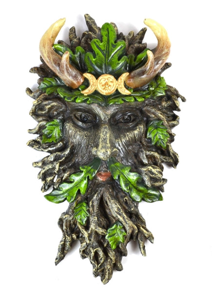 10 1/2" Greenman wall plaque image 0