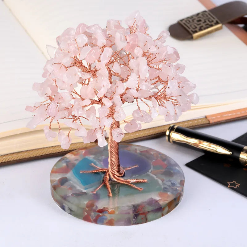 Crystal Natural Tree Agate Base image 1