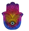 Hamsa Hand Incense Burner 6" image 0