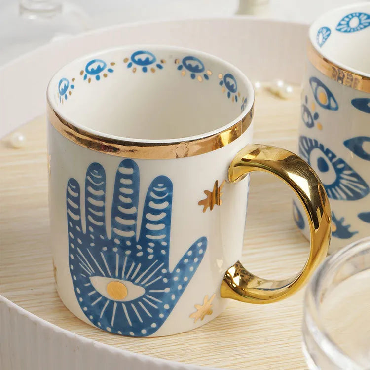 Hand Evil Eye Porcelain Dishware image 11