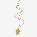 Jewelry Beach Golden Conch 316L Stainless Steel Plating Pendant Necklace image 0